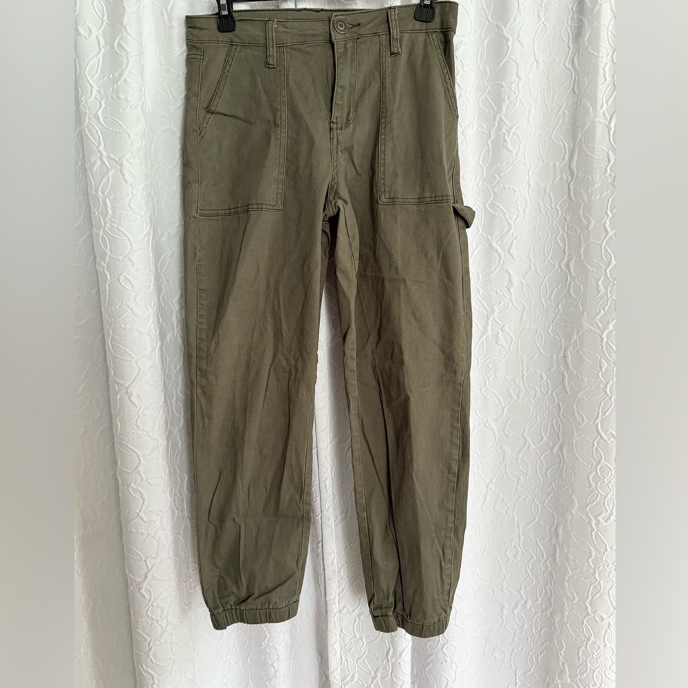 YMI(9/29)-Green Cargo Pants Relaxed Fit Lightweight with pockets